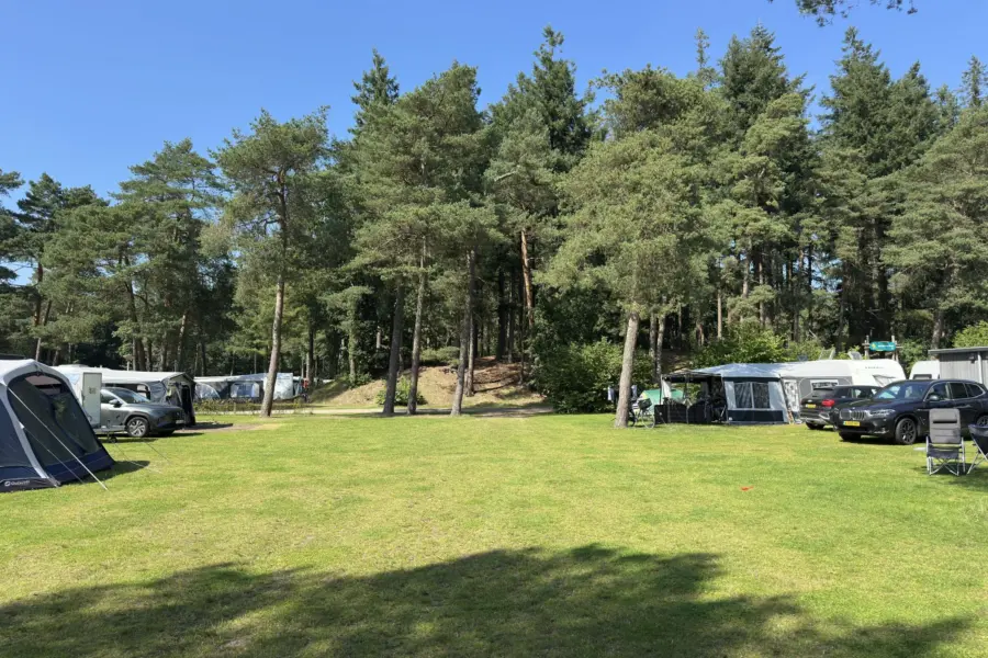 Camping Veluwe met privé sanitair Buizerd 10